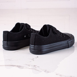 Vico børnesneakers til børnehave sorte 1