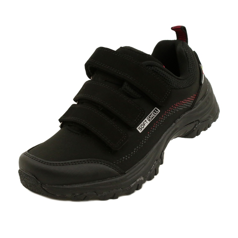 American Club Softshell Velcro Sportssko Amerikansk WT52/22 Sort 5
