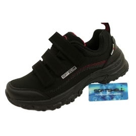 American Club Softshell Velcro Sportssko Amerikansk WT52/22 Sort 6