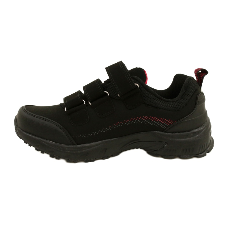 American Club Softshell Velcro Sportssko Amerikansk WT52/22 Sort 1