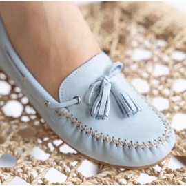 Marco Shoes Loafers med fleksibel sål blå 11