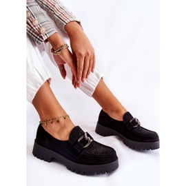 PL5 Moderigtige suede sorte loafers Rayhan 1