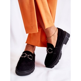 FL1 Ruskind Loafers med sort Janissa dekoration 2
