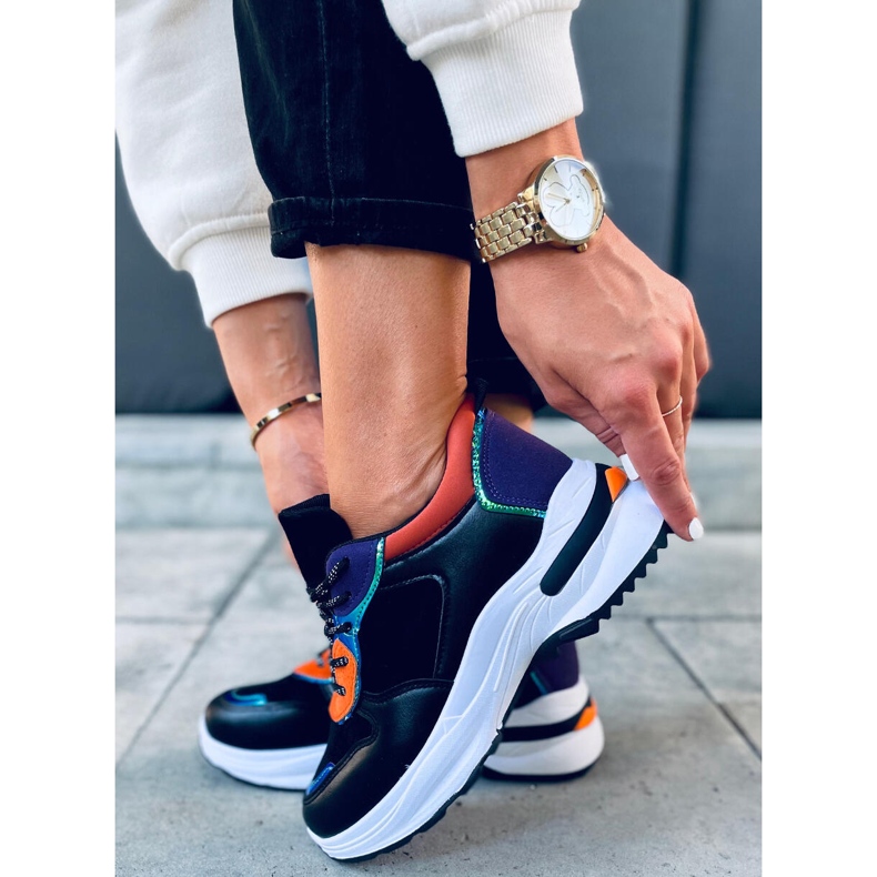 Otavia SORT / ORANGE sneakers 1