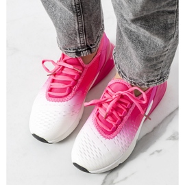 Pink Glaner sportssneakers hvid lyserød 1