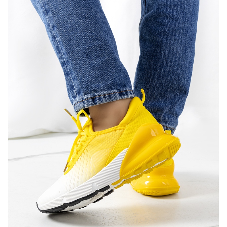 Gule Glaner sportssneakers hvid 1