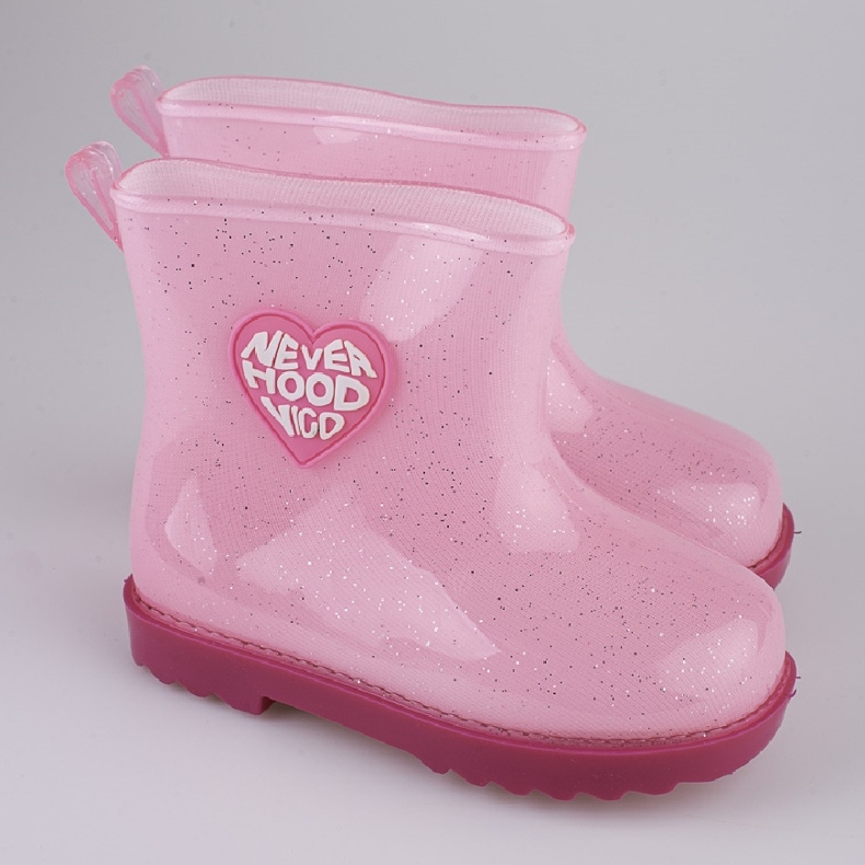 Galoscher til piger Shelovet pink lyserød 1