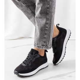 Sorte Buoro sneakers til kvinder 1