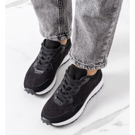 Sorte Buoro sneakers til kvinder 2