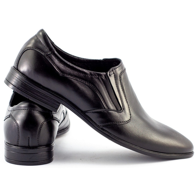 Olivier Mænds formelle slip-on sko 284 sort 3
