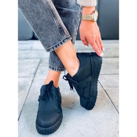 Melbo Black damesneakers sort 1