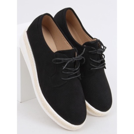 Guermo Black espadrilles snørede loafers sort 2