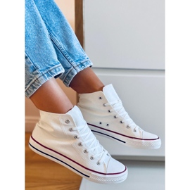 Canvas sneakers Jude White ankel hvid 2