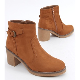 Støvler på gummihæl Retta Camel brun 1