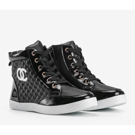 Høje sneakers R18-2 sort 2