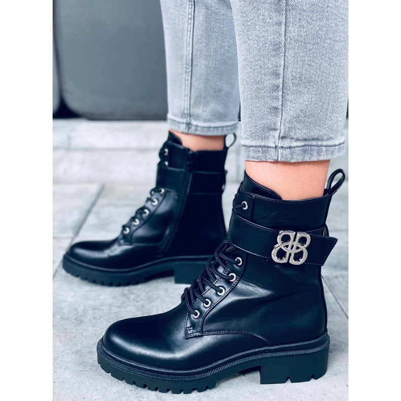 Gilmo Black damestøvler sort 1