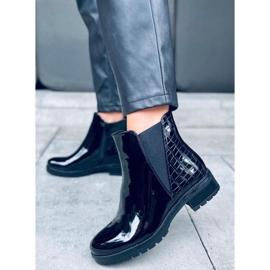 Isolerede Chelsea-støvler Duni Black sort 2