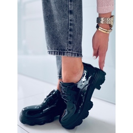 PA1 Pragma Black højsålede loafers sort 1