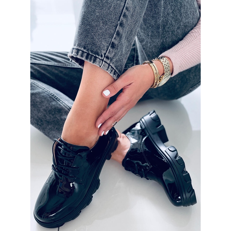 PA1 Pragma Black højsålede loafers sort 2