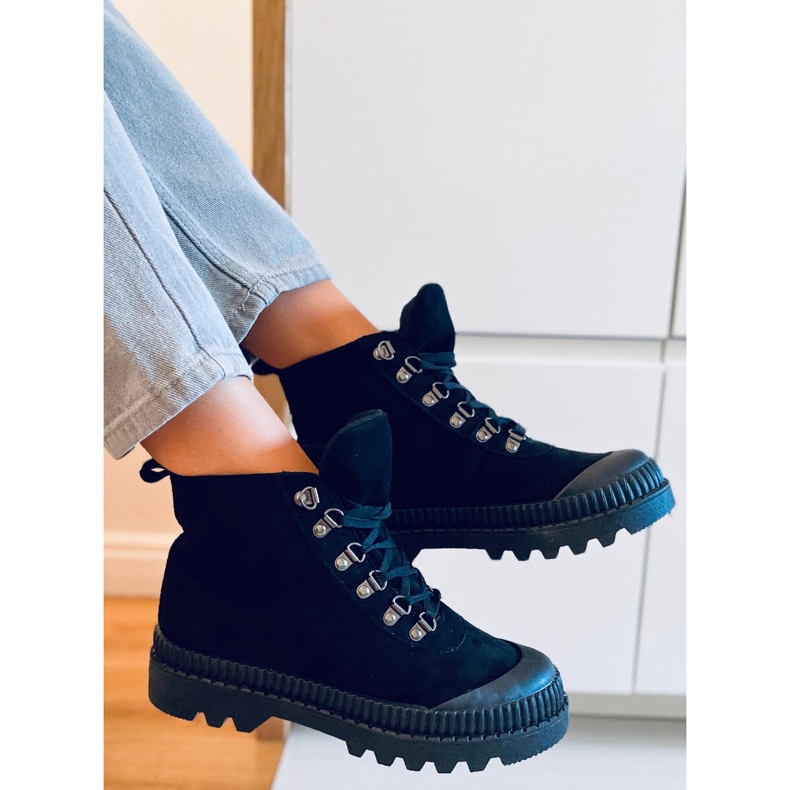 PA1 Malyen Black trekking sneakers sort 1
