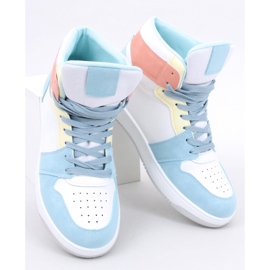 PA1 Dorcas blå ankelhøje sneakers hvid flerfarvet 5
