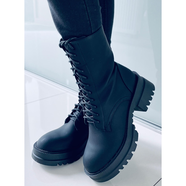 Snørestøvler Jasper Sort 2