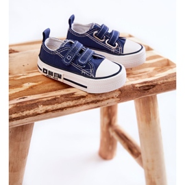 Børnetøjssneakers med velcro Big Star KK374075 Marineblå 4