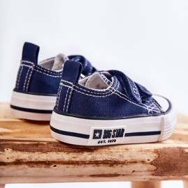 Børnetøjssneakers med velcro Big Star KK374075 Marineblå 3
