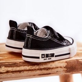 Børnetøjssneakers med velcro Big Star KK374074 Sort-Hvid 3