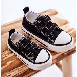 Børnetøjssneakers med velcro Big Star KK374074 Sort-Hvid 5