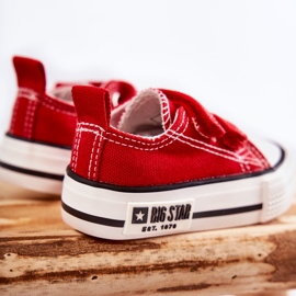 Børnetøjssneakers med velcro Big Star KK374076 Rød 5