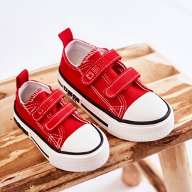 Børnetøjssneakers med velcro Big Star KK374076 Rød 3