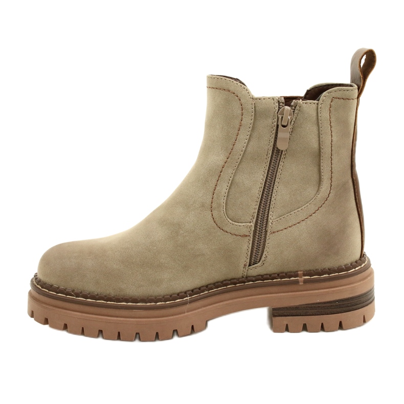 Evento Women's Boots Isoleret med KHAKI 22BT35-5038 beige 2