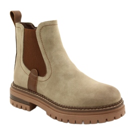 Evento Women's Boots Isoleret med KHAKI 22BT35-5038 beige 1