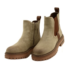 Evento Women's Boots Isoleret med KHAKI 22BT35-5038 beige 3