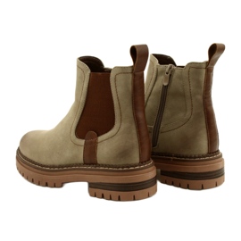 Evento Women's Boots Isoleret med KHAKI 22BT35-5038 beige 6