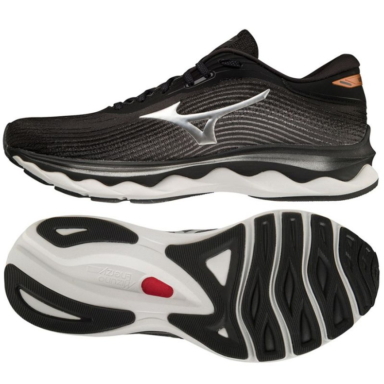 Mizuno Wave Sky 5 løbesko J1GC210268 sort 1