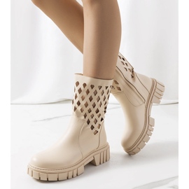 Creme Dinah støvler beige 1