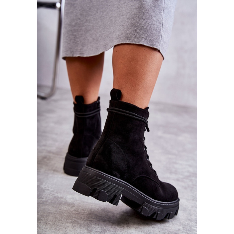 PG1 Suede Warm Boots Workers Black Darvin sort 2