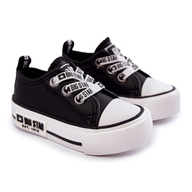 Børne lædersneakers Big Star KK374041 Sort-Hvid 6