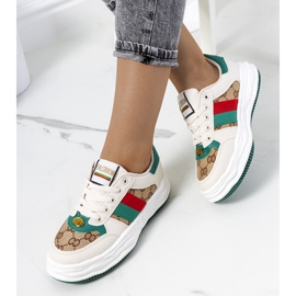 Beige Loeki sneakers til kvinder 1