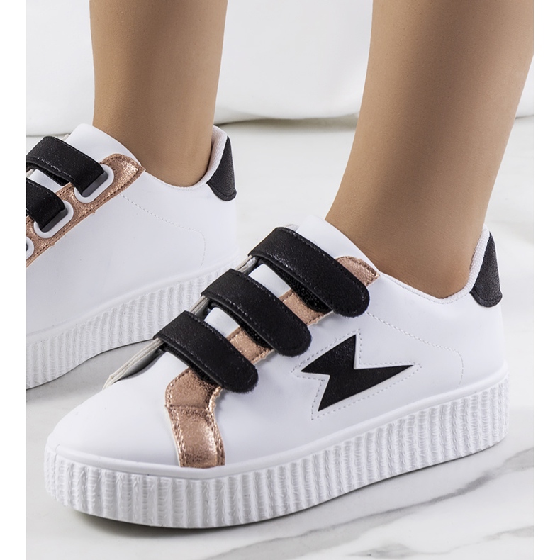 Hvide Pitmerden sneakers sort 1