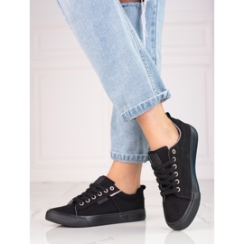 Big Star sneakers til kvinder KK274004 sort 1