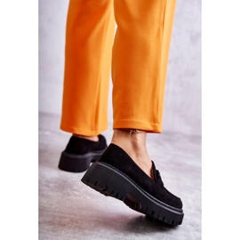 FB2 Damebrogues ruskind med sort Leeza-dekoration 2