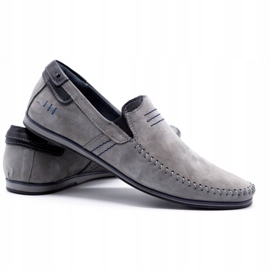 KOMODO Herre loafers 876 grå 3