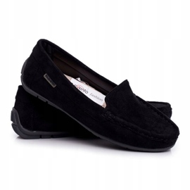 EVE Kvinder sorte loafers ruskind Morreno 3