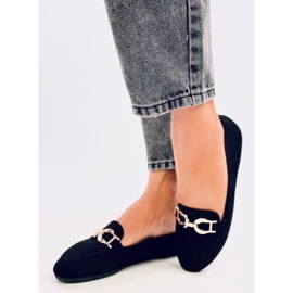 Catalina Black dame loafers sort 2