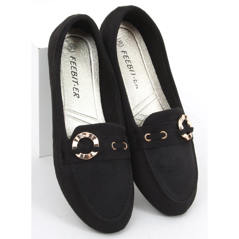 Arun Black dame loafers sort 2