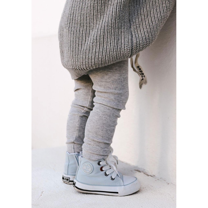 High-top børnesneakers med lynlås Big Star HH374088 Blå 1