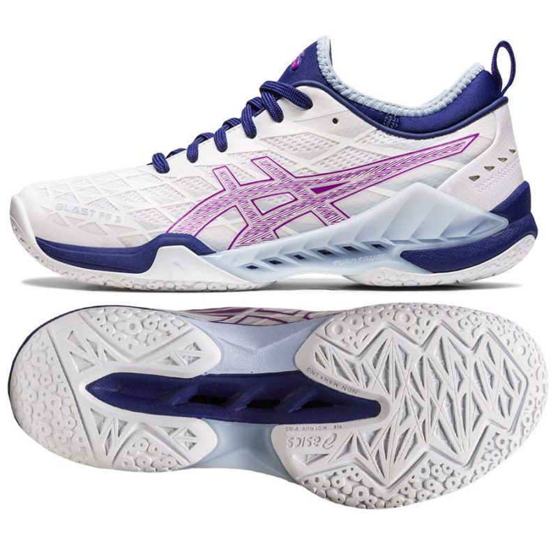 Asics Blast Ff 3 W 1072A080 100 håndboldsko hvid 1